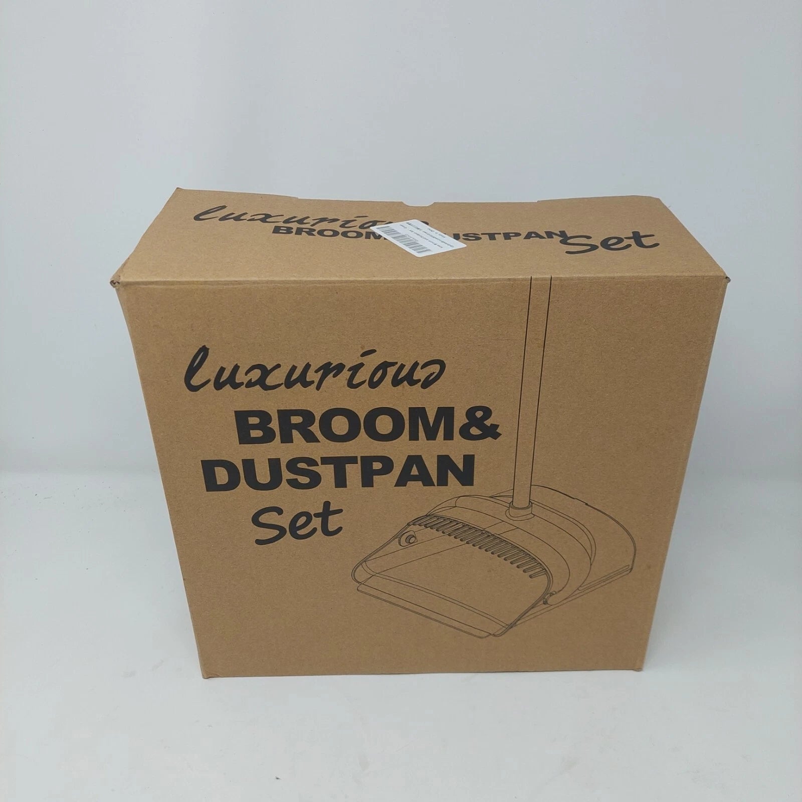 Sage Green Broom And Dustpan Set Foldable Extendable Floor Cleaning Tools