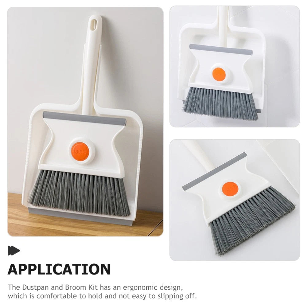 Broom Dustpan Set Child Toddler Table and Brush Miniature Cleaning Tools