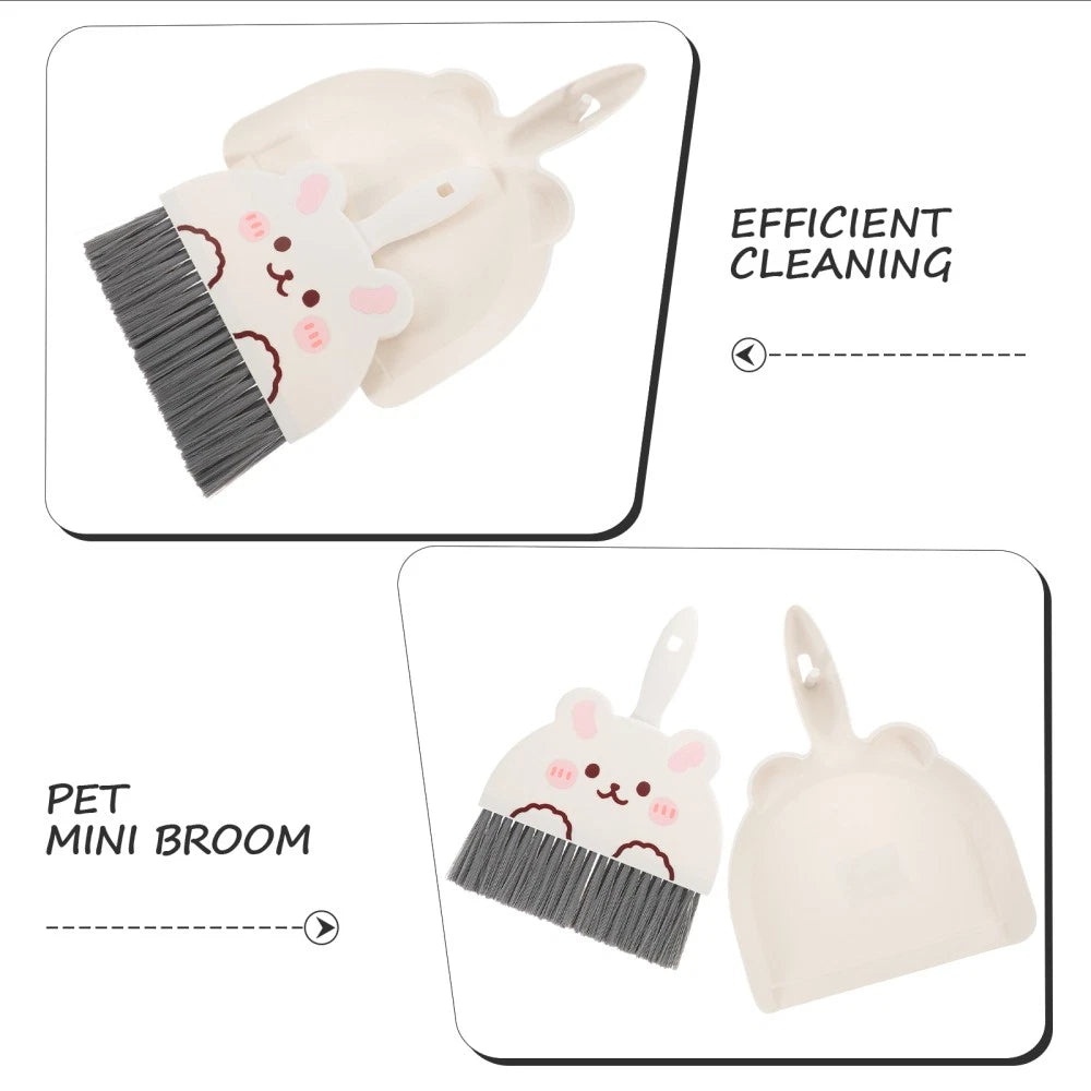 Mini Broom Set Child Travel Crevice Cleaning Brushes for Household