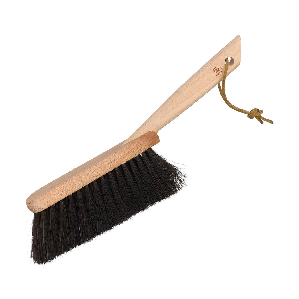 REDECKER Horsehair Fiber Hand Brush and Dust Pan Set, Heavy Duty Broom and Du...
