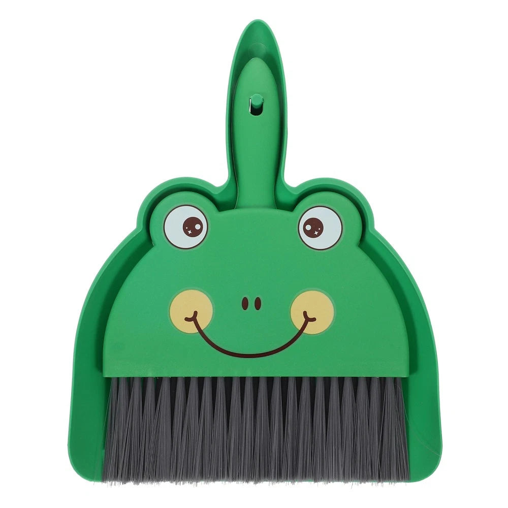 Desktop Cleaning Brush Set Cartoon Handheld Small Broom with Dustpan