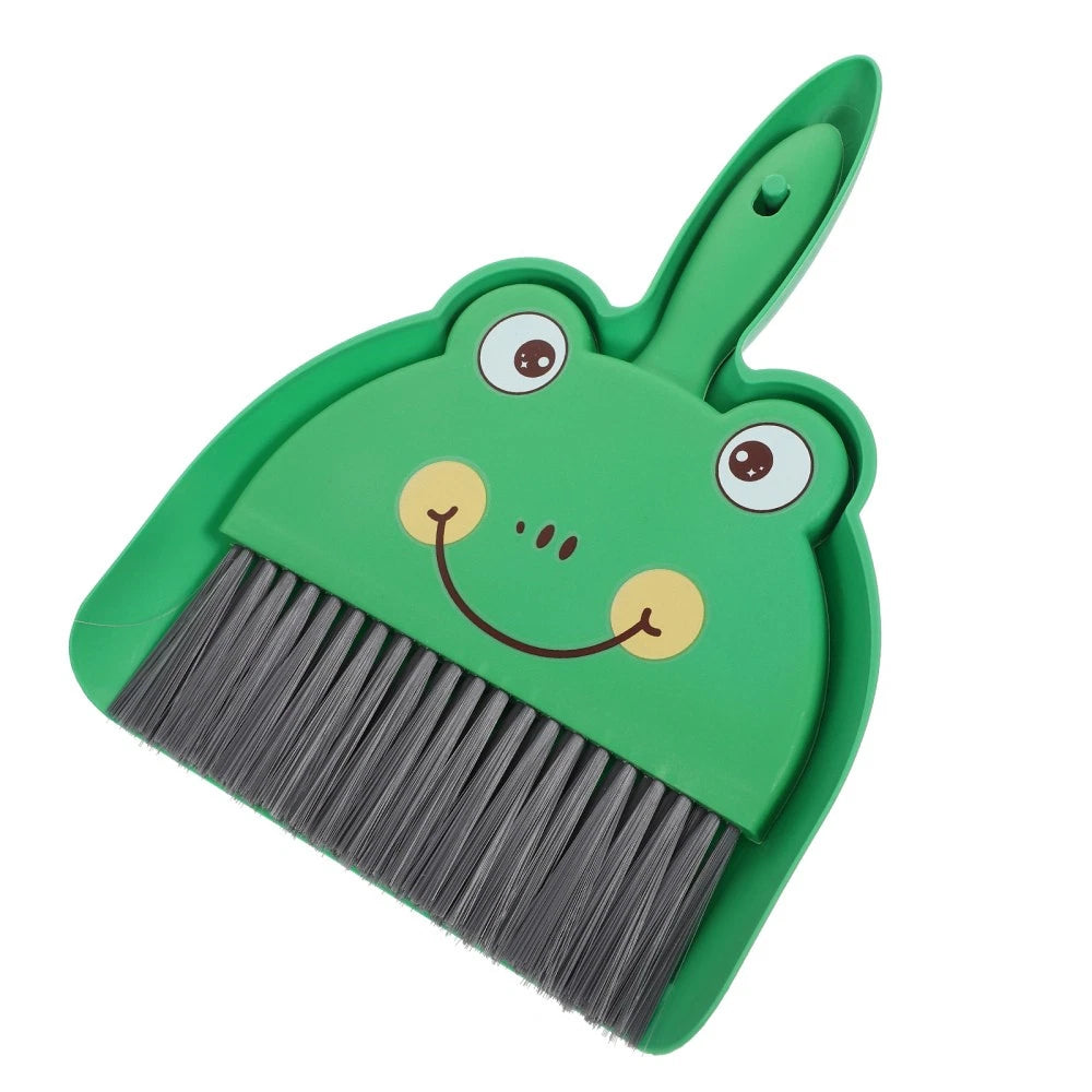 Desktop Cleaning Brush Set Cartoon Handheld Small Broom with Dustpan