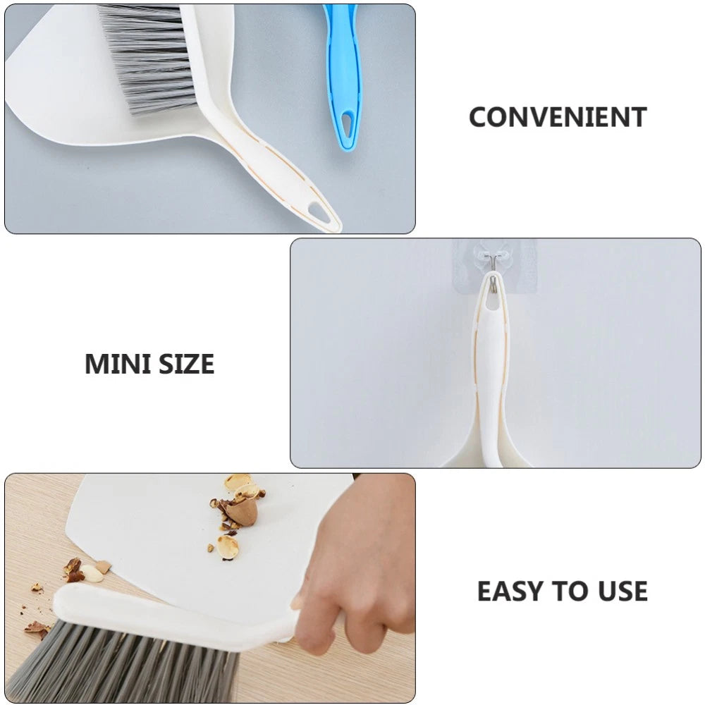 Mini Dustpan Broom Set and Desktop Child Brooms Household Cleaning Tools