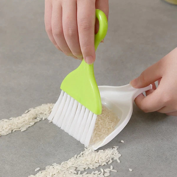 2 Sets Dust Removal Broom Mini Keyboard Cleaning Brush Child Small Dustpan