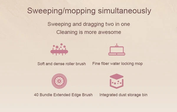 Combination of Broom & Mop Hand Push Type Scoop Household Broom and Dustpan Set