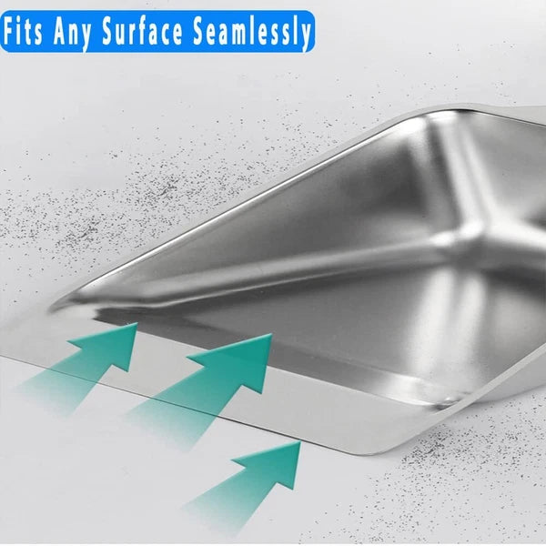 Broom and Dustpan Set for Home - Indoor Broom and Dust Pans with Long Handle ...