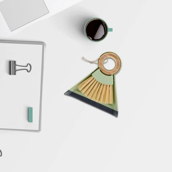 1 Set Small Broom And Dustpan Set Handheld Cleaning Tool Mini Dustpan And Brush