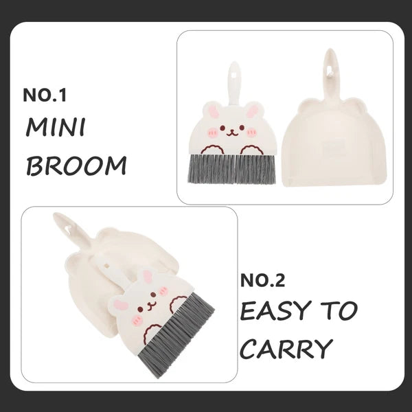Mini Broom Set Child Travel Crevice Cleaning Brushes for Household