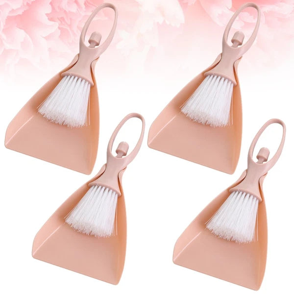 4 Sets Mini Broom Small Toddler Household Supplies Compact Dustpan