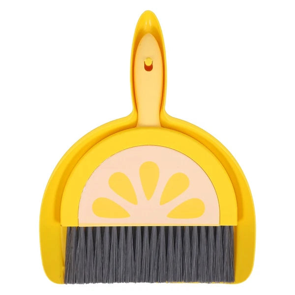 Mini Broom Set Dad Travel Brooms for Sweeping Indoor Small and Dust Pan