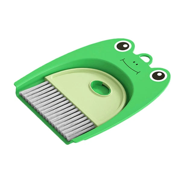 Small Broom Set Desktop Brush Dustpan and Child Pupils Cleaning Mini