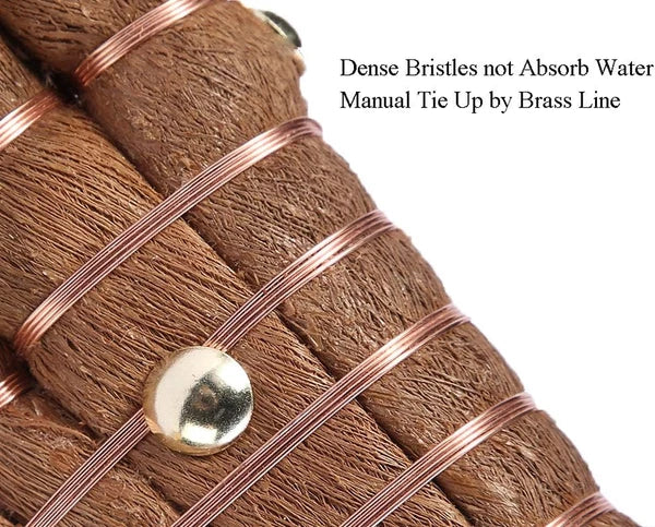 Mini Metal Dustpan and Brush Set Natural Bristle Hand Broom for Fireplace Woodst