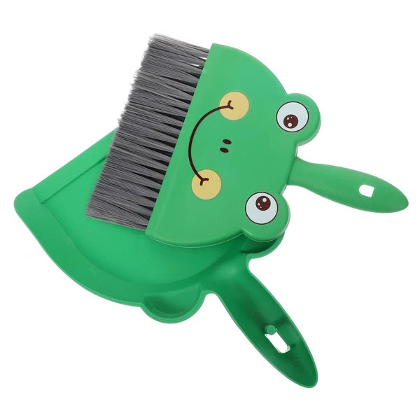 Desktop Cleaning Brush Set Cartoon Handheld Small Broom with Dustpan