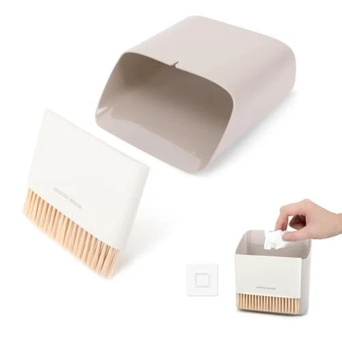 Small Broom and Dustpan Set, Portable Hand Whisk Broom Brush, Mini Hanging Gray