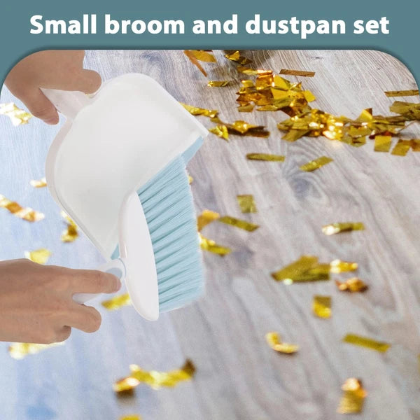 Dust Brush Set Desktop Mini Broom Dustpan and Generic Kitchen Tools Duster