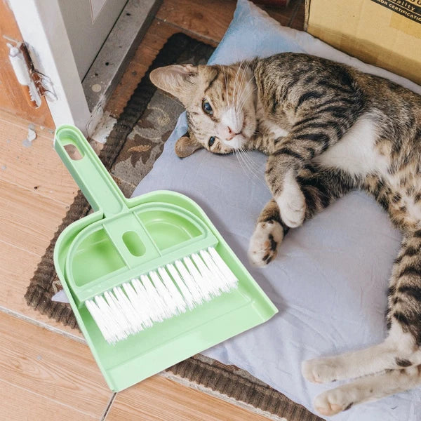Small Broom Set Multi-function Cleaning Dustpan Hamster Cage Tools