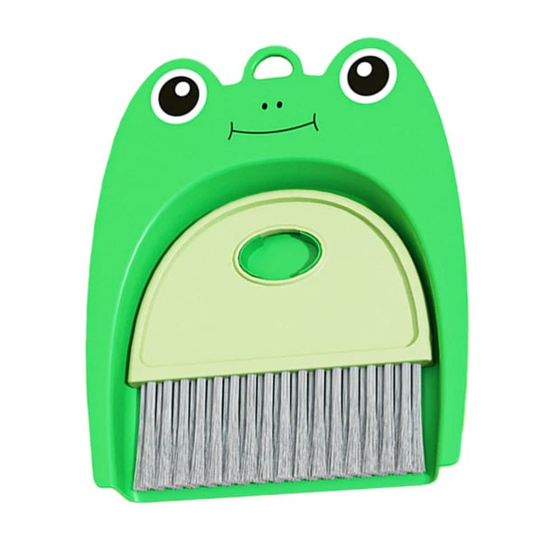 Small Broom Set Brush and Pan Desktop Mini Child Compact Dustpan