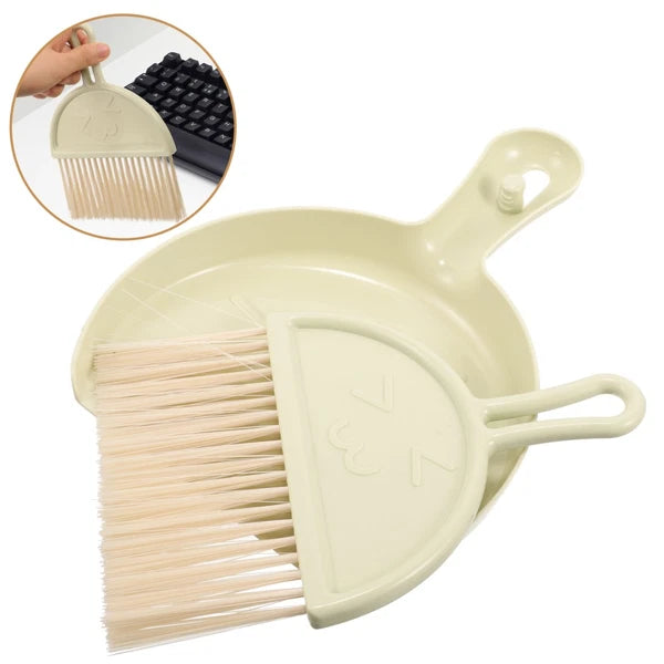 Cleaning Brush Set Worktop Dustpan Brushes Child Desktop Tabletop