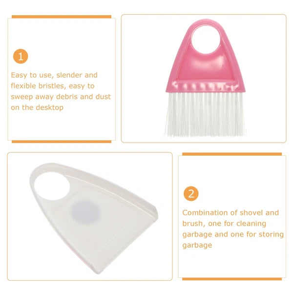 2 Sets Cleaning and Sweeping Dad Bridegroom Small Broom Dust Pan