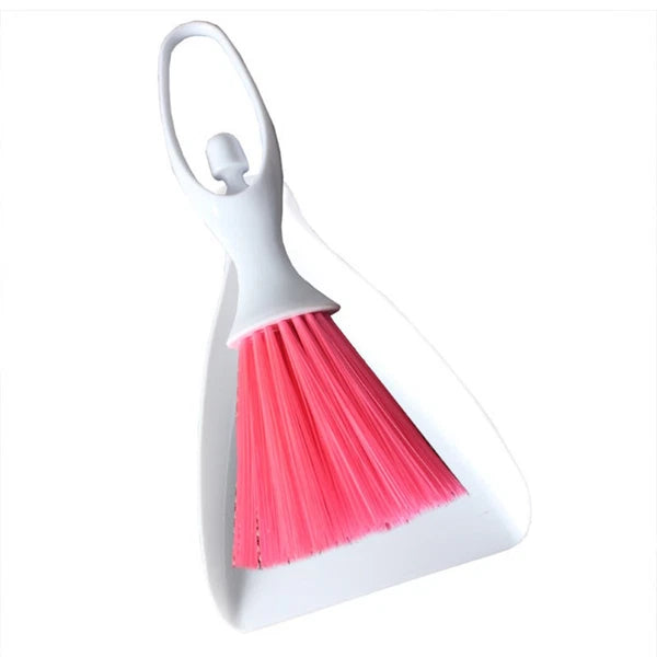 2 Sets Desktop Broom Table Dustpan Brush Household Supplies Cleaning Utensils