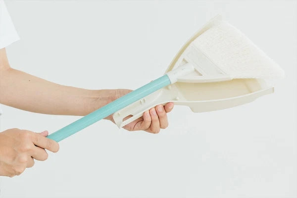 Yamazaki Sangyo Broom and Dustpan Set, Mini, Short Handle, Garden Broom, PP, Pol