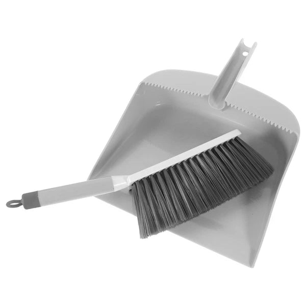 Mini Dustpan Broom Set Desktop and Brush Plastic with Small Hand
