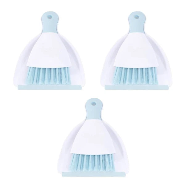 3 Count Convenient Small Dustpan Set Desktop Cleaner Household Supplies