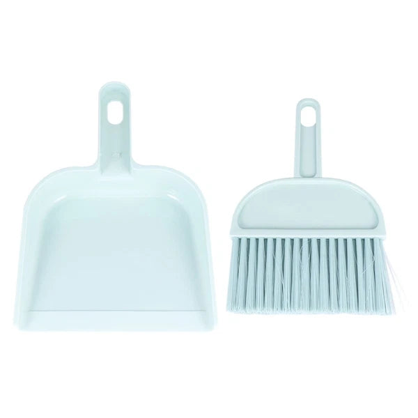 2 Sets Mini Dustpan Broom Small Brush Pet Cage Cleaning Supplies