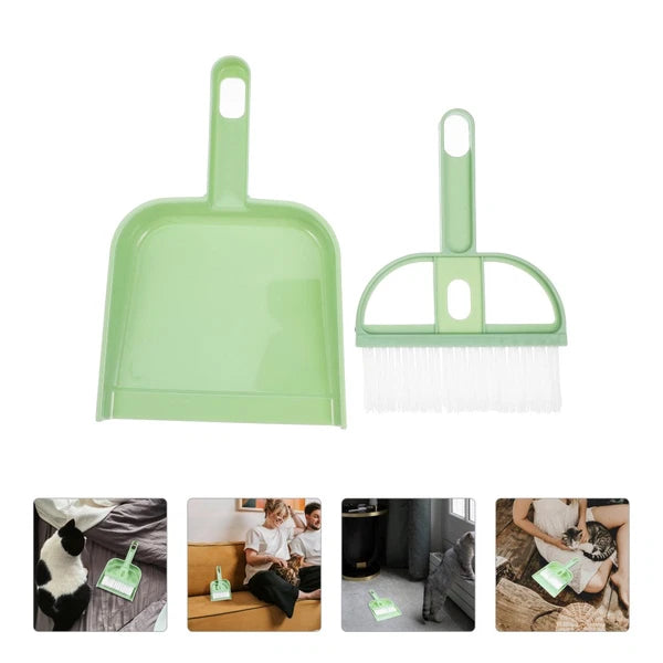 Small Broom Set Animal Cage Cleaner Multi-function Cleaning Dustpan