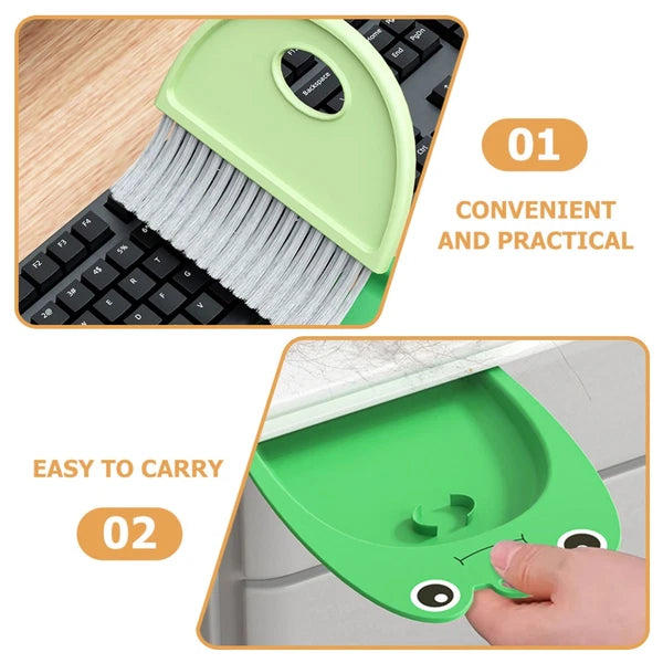 Small Broom Set Child Mini Brush And Dustpan Mini Cleaning Brush-