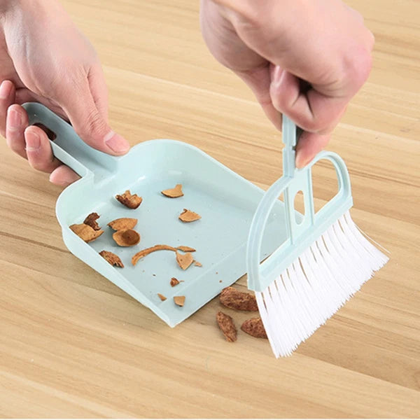 6 Sets Cleaning Artifact Set Mini Broom And Dustpan Smaller With-