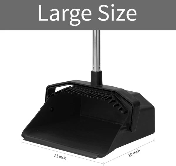 Ergonomic 51'' Broom and Dustpan Combo Set - Time-Saving Cleaning Solution