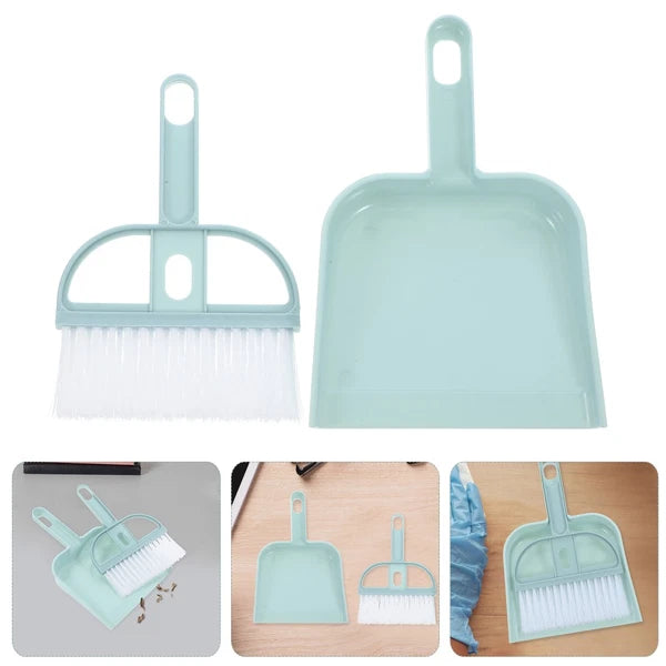 Mini Broom Dustpan Set Small Brush Desktop and Cleaning Utensils Tools