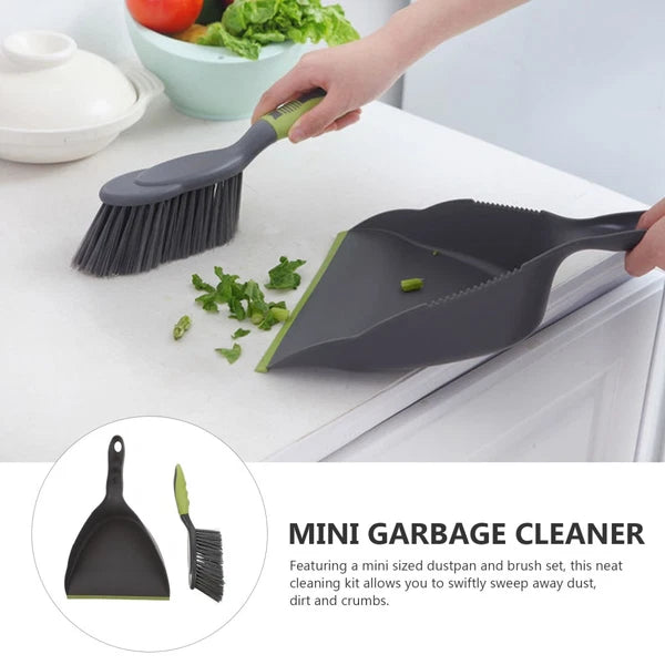 1 Set of Small Broom and Dustpan Practical Home Cleaner Household Cleaning Tool