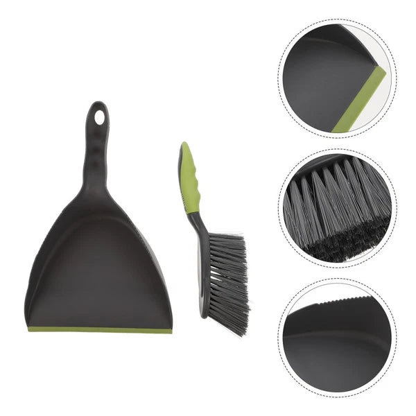 1 Set of Mini Cleaning Broom and Dustpan Household Garbage Cleaning Tool