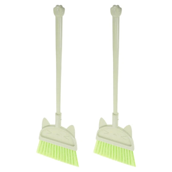 2 Pcs Children's Broom Set Toddler Crumb Sweeper Kids and Dustpan
