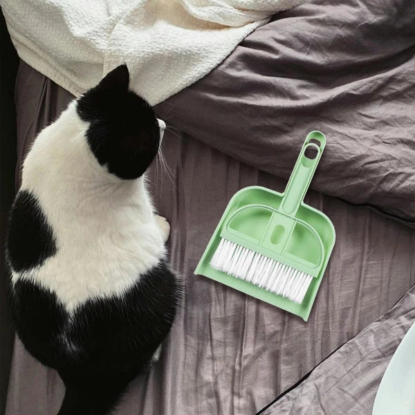 Small Broom Set Multi-function Cleaning Dustpan Hamster Cage Tools