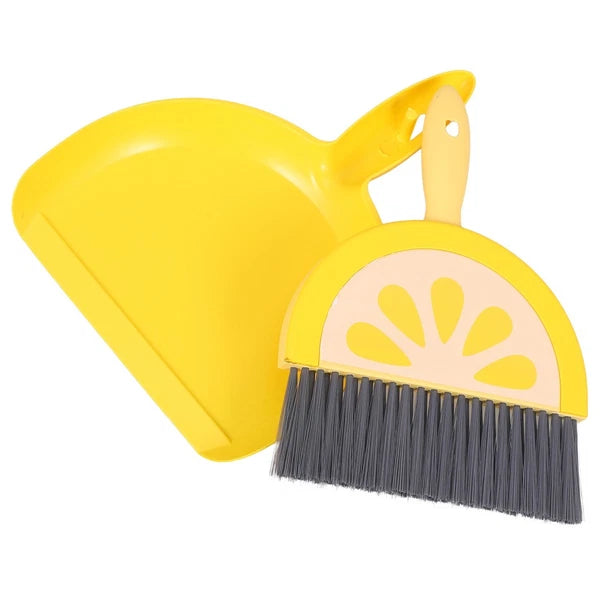 Mini Broom Set Desktop Small Dustpan Dad and Brooms for Sweeping Indoor