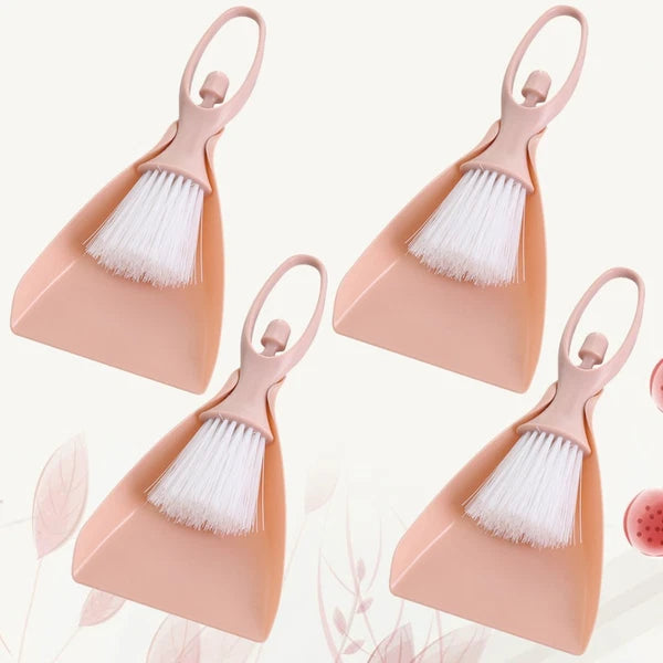 4 Sets Mini Broom Small Toddler Household Supplies Compact Dustpan