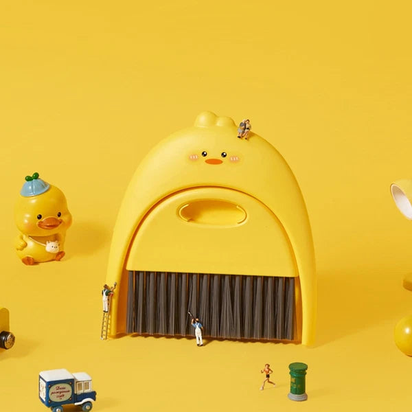 Mini Dustpan Set Child Baby Small Broom and Tabletop Cleaning Brush
