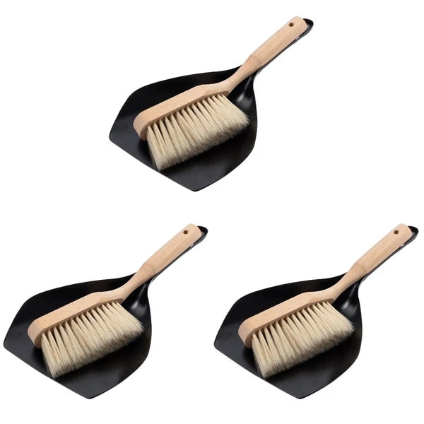 Garbage and Broom Set Child Small Dustpan Brush Desktop Mini Cleaning