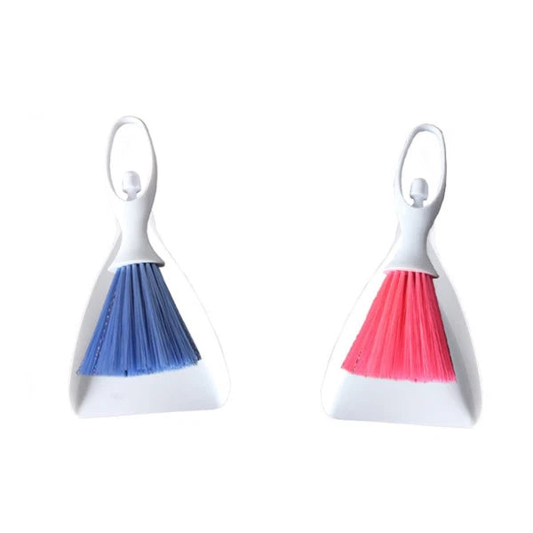 2 Sets Desktop Broom Table Dustpan Brush Counter Household Supplies