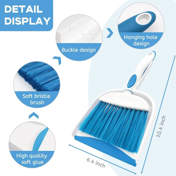 Broom Dustpan Brush Small Dust Pan : Small Dustpan and Brush Set Mini