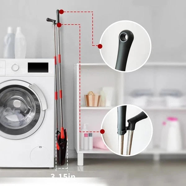 Adjustable 54 in Length Broom & Dustpan Combo Set Home Office Floor Cleaning New