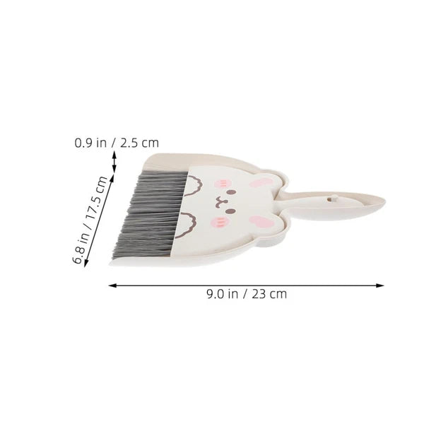 2 Set of Dustpan and Brush Set Small Broom and Dustpan Cleaning Set Portable