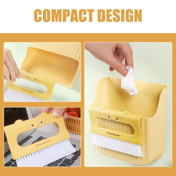 Cleaning Broom Set Mini Desk Brush ﻿sweeper Desktop Dustpan with