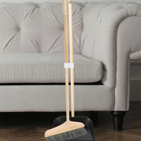 2 Pcs Broom Snap Accessories Broom-to-dustpan Clip Handle Locking