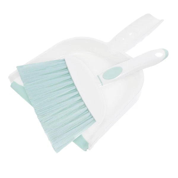 Mini Dustpan and Whisk Broom Set - Small Broom and Dustpan Set for Desk, Table,