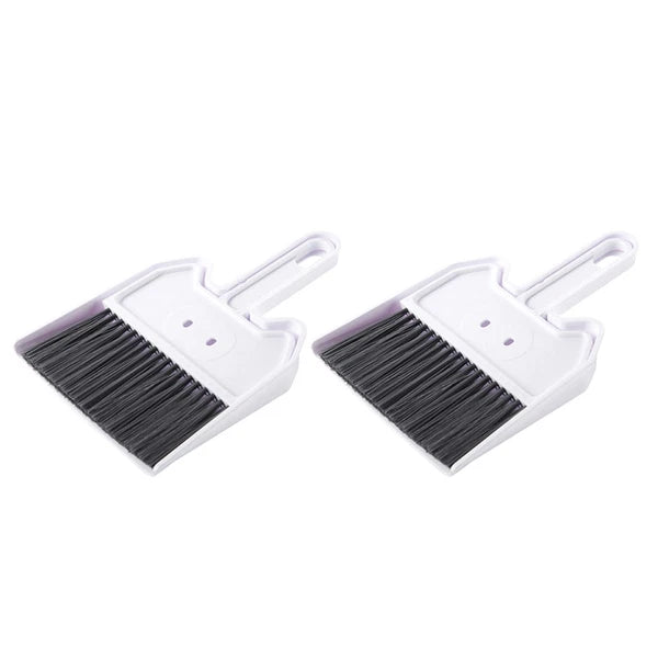 2 Sets Keyboard Cleaning Brush Child Supplies Small Broom and Dustpan