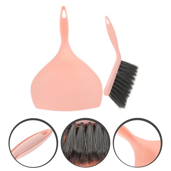 Desktop Cleaning Broom Dustpan and Brush Set Table Small Handheld with